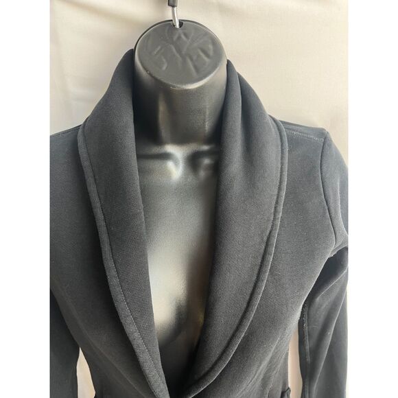 James Perse Black Blazer Jacket Size S Minimalist Classic Career Office #95339 - Picture 2 of 10